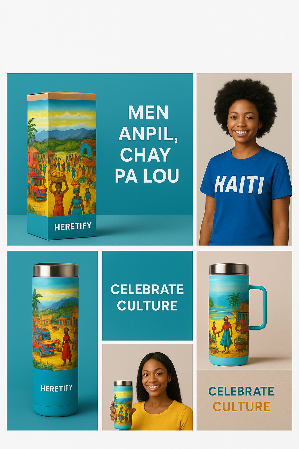 Haitian Market Scene 3